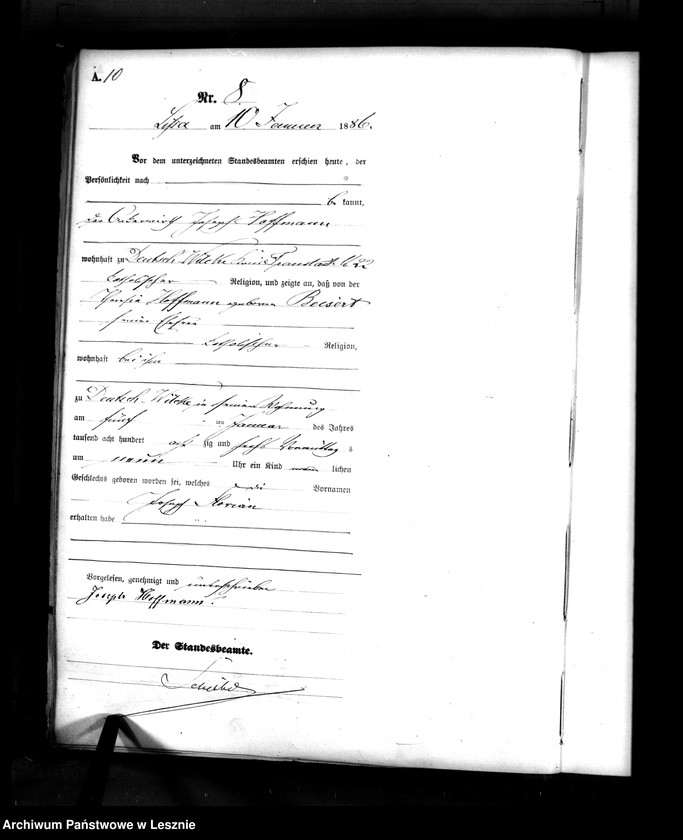 Obraz 11 z jednostki "[Księga urodzeń]"