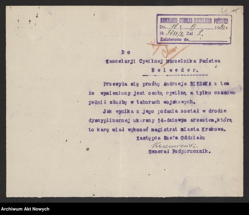 image.from.unit.number "Podania (skargi i zażalenia), tom II"