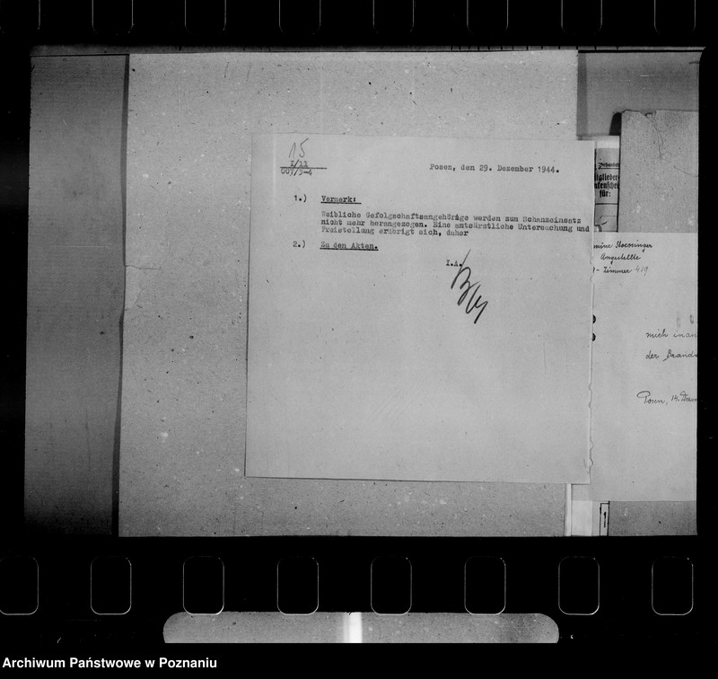 Obraz 20 z jednostki "Befreiung von Schanzarbeiten (weiblicha Gefolgschaftsmitglieder)"