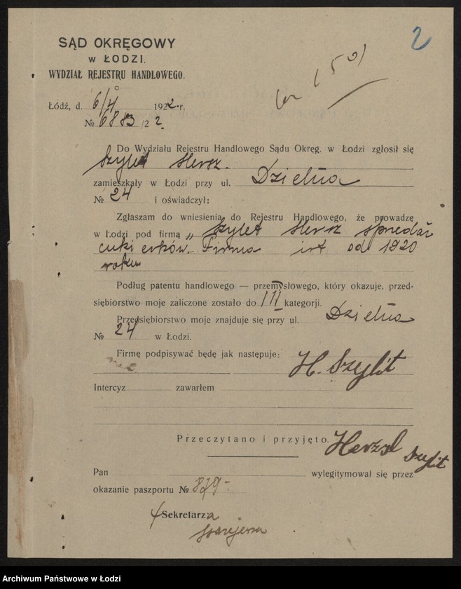 Obraz 4 z jednostki "Hersz Szylet- sprzedaż cukierków"