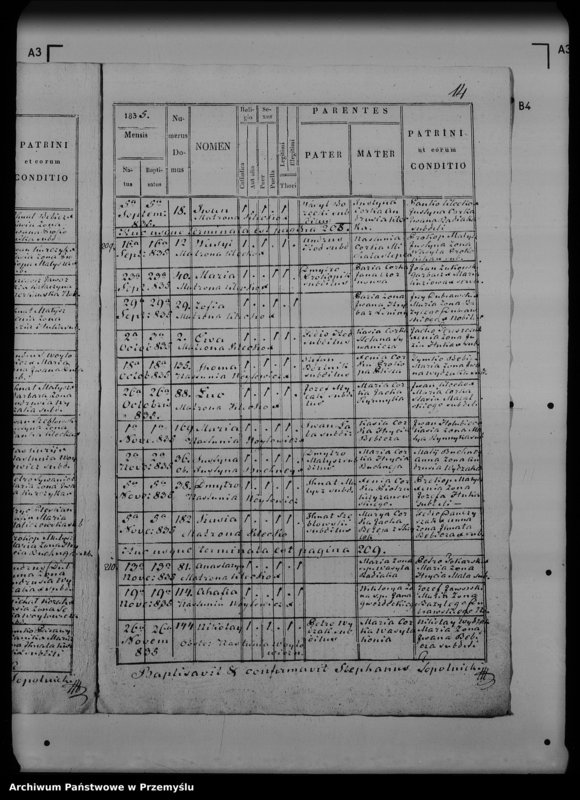 Obraz 18 z jednostki "[Kopie ksiąg metrykalnych parafii Topolnica z filią Niedzielna (dekanat Rozłucz)]"