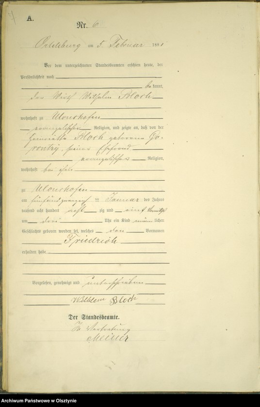 image.from.unit.number "Geburts-Haupt-Register Nr 1 - 99"