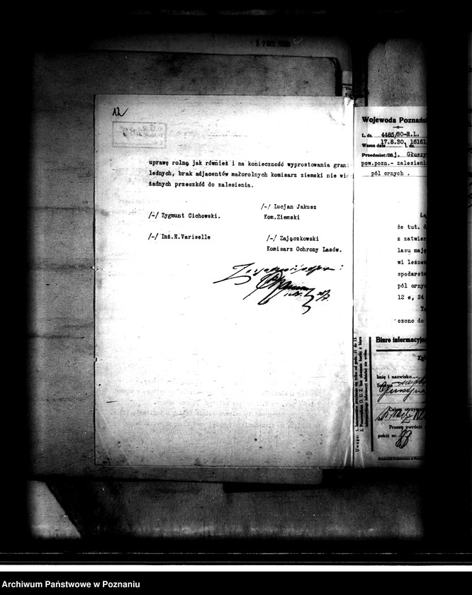 Obraz 15 z jednostki "Majątek Konarzewo powiatu poznańskiego wyłączenie z art. 4 i 5 ustawy o reformie rolnej"