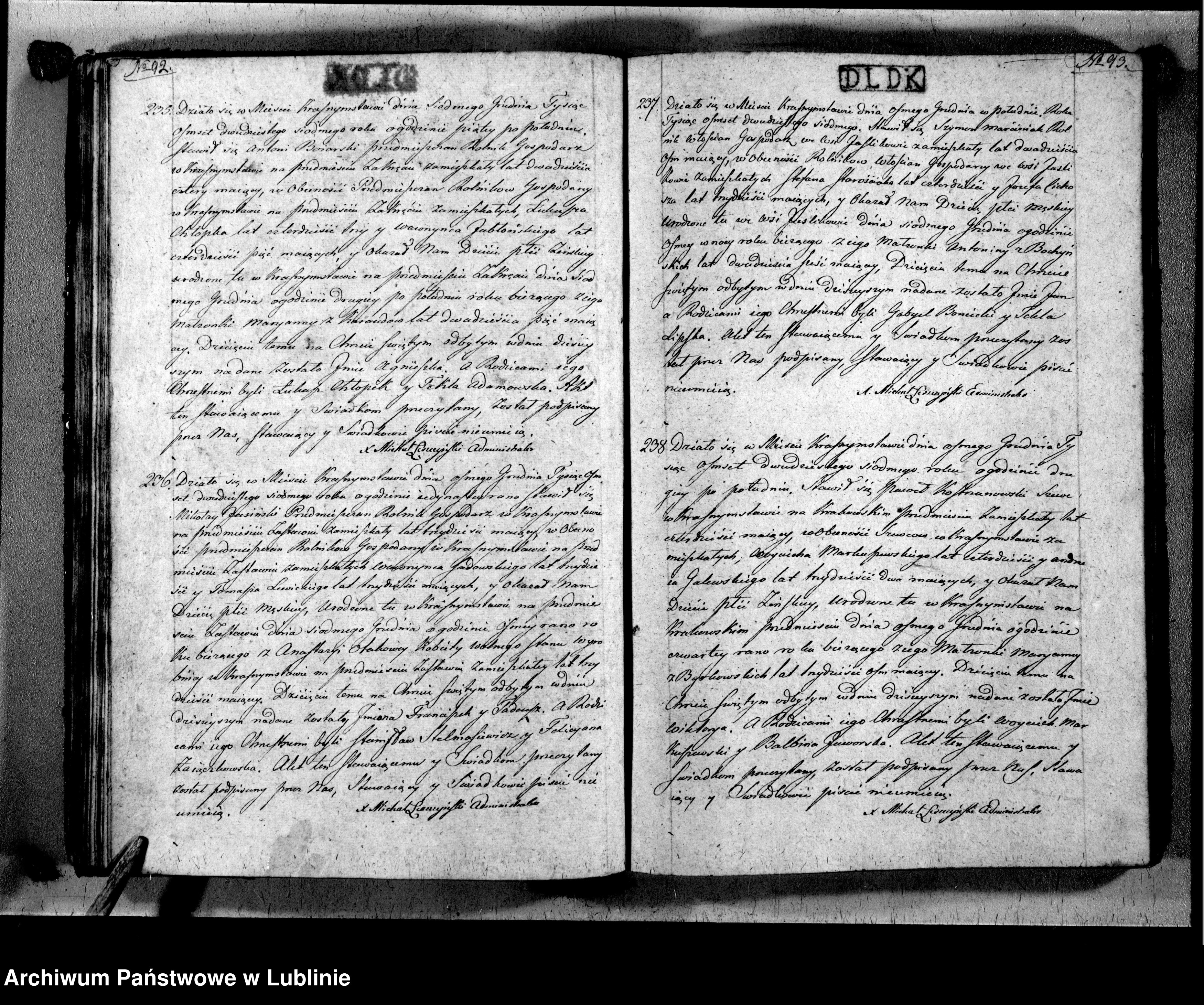 Skan z jednostki: Księga urodzeń, małżeństw i zgonów