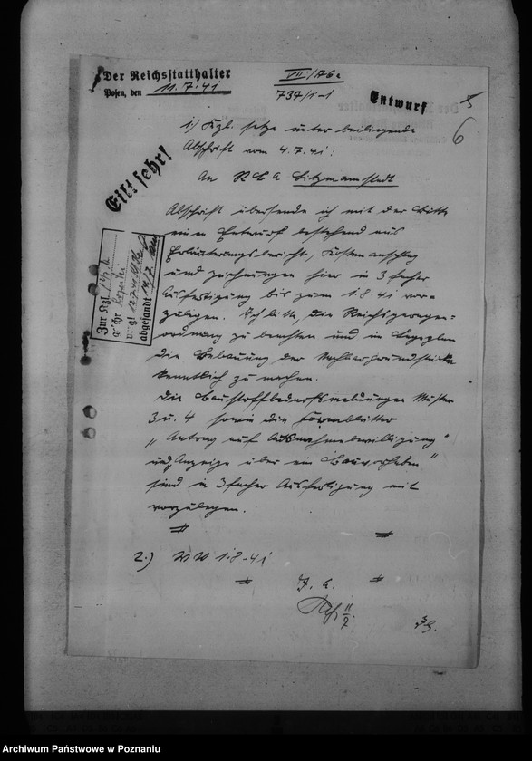 Obraz 11 z jednostki "Unterbringung der Arbeitsämter"