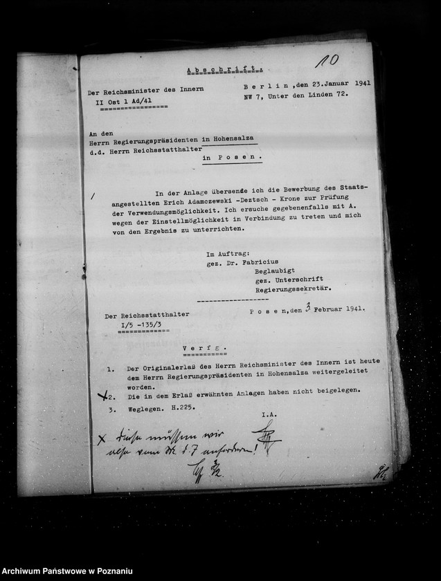 Obraz 14 z jednostki "Bewerbungen um Anstellung"