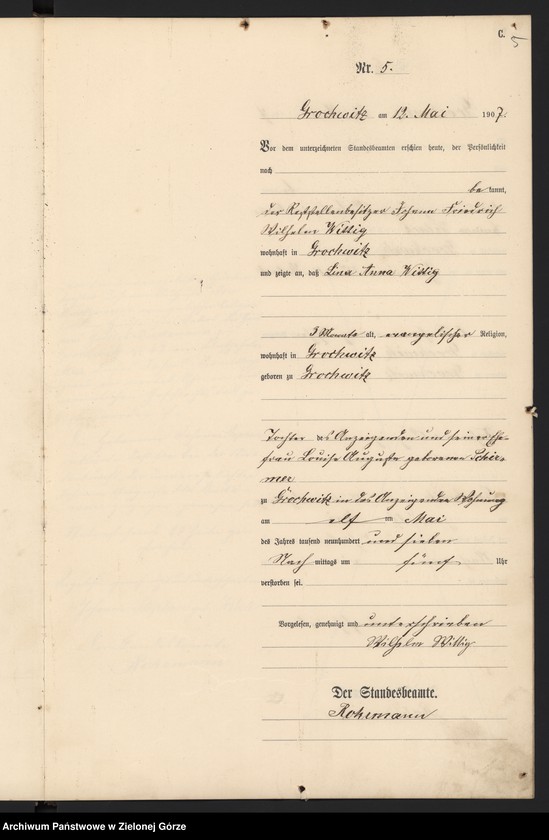 Obraz 7 z jednostki "Sterbe-Haupt-Register"