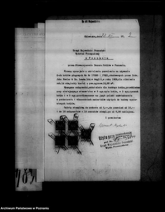 Obraz 7 z jednostki "Z. Niegolewski Chlewiska powiat szamotulski gospodarstwo rolne nr woj. kotła 6844"