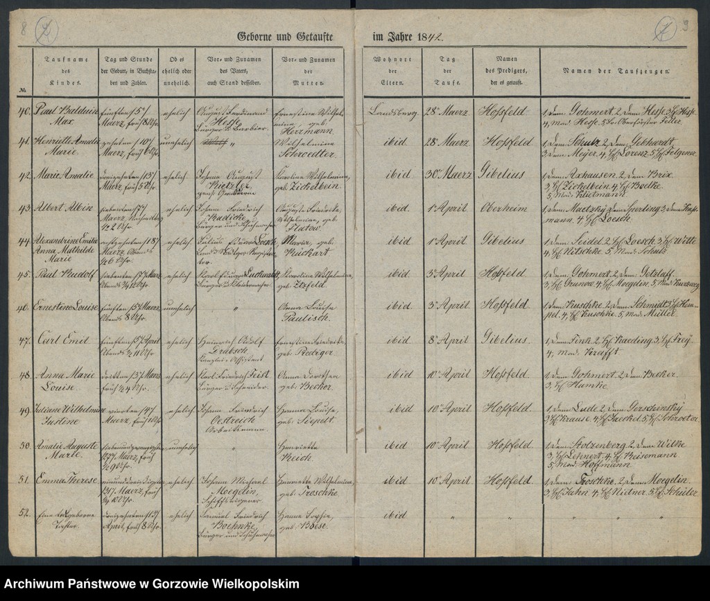 image.from.unit.number "Duplikate der Kirchenbücher der Parochie der Hauptkirche zu Landsberg an der Warthe (zawiera także księgę zgonów Konkordien Kirche z 1842 r.)"