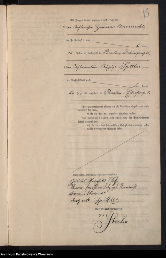 image.from.unit.number "Heiraths-Haupt-Register Breslau I 1900 Band 6"