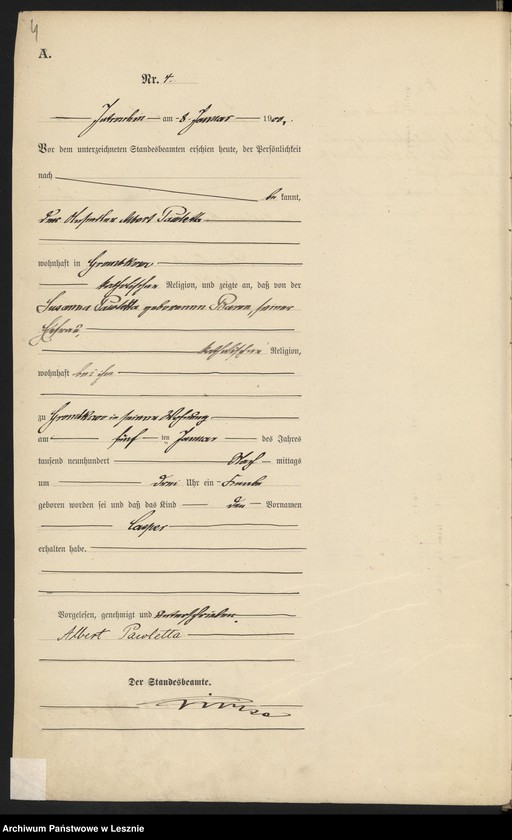 Obraz 7 z jednostki "[Księga urodzeń]"