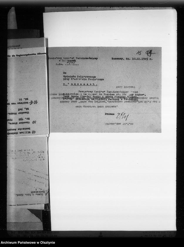 image.from.unit.number "Powiatowy Komitet Narodowościowy w Giżycku"