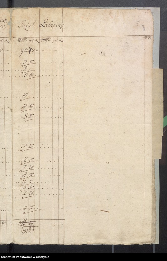 image.from.unit.number "Passenheimsche Hospital-Rechnung"