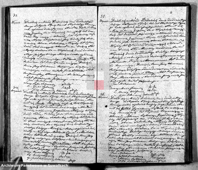 image.from.unit.number "Duplikat Urzędnika Stanu Cywilnego Parafii Żydowskich z Lejpun, Wejsiej i Łoździej Okręgu Łoździejskiego Urodzonych, Zaślubionych i Umarłych z roku 1833"