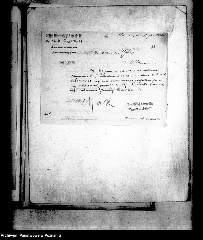 Obraz 16 z jednostki "Parcelacja prywatna majątku Owińska powiatu poznańskiego"