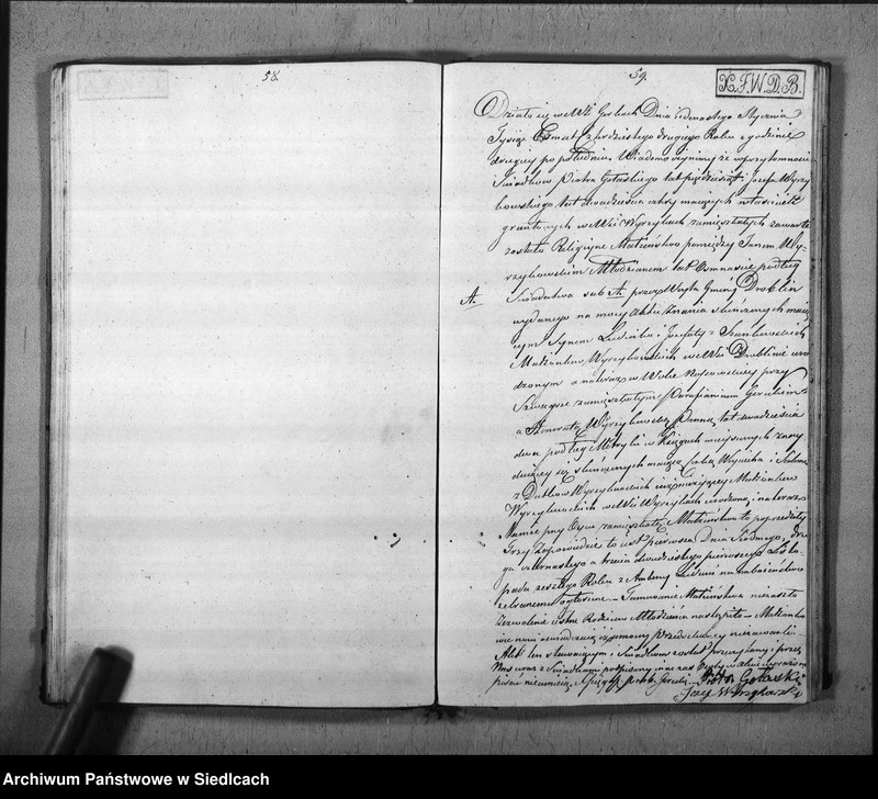 Obraz 14 z jednostki "Akta urodzin, małżeństw, zgonów"