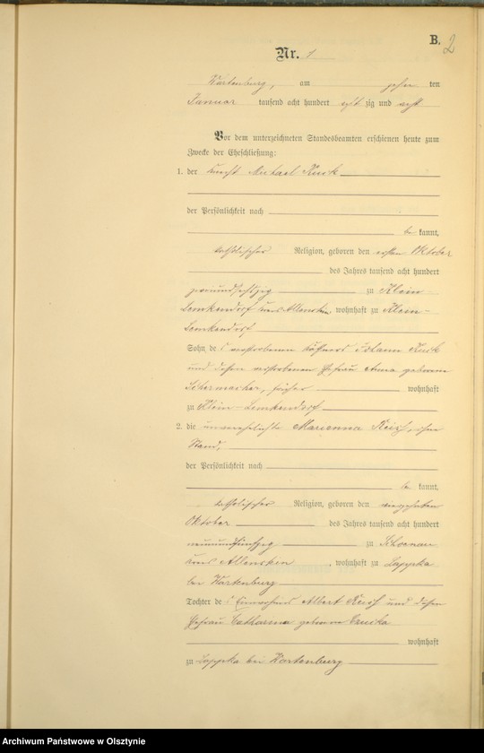 image.from.unit.number "Heiraths-Haupt-Register Nr 1 - 47"