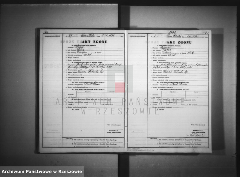 image.from.unit.number "Księga zgonów - Brzóza Królewska"