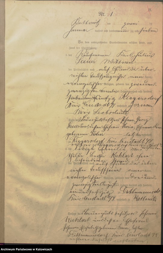 Obraz z jednostki "Księga małżeństw nr 1 – 240"