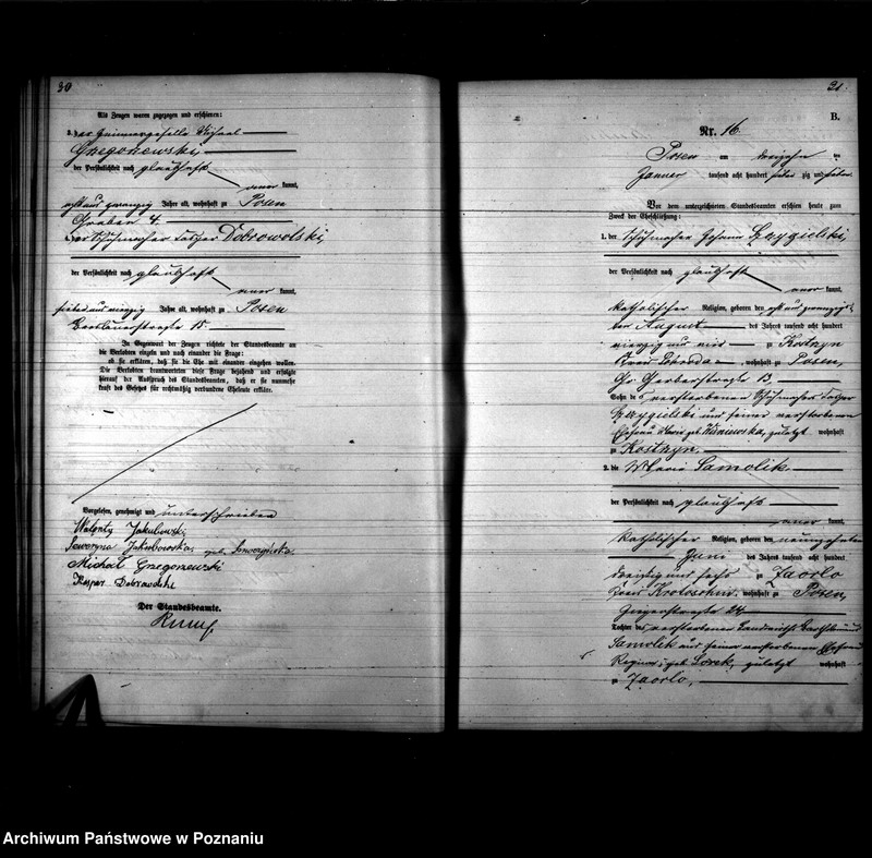 Obraz 18 z jednostki "Księga małżeństw"