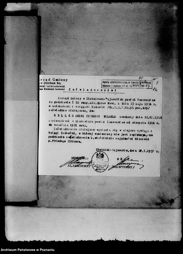 Obraz 20 z jednostki "/Sprawy obywatelstwa/"