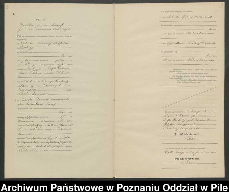 Obraz 4 z jednostki "Księga małżeństw"