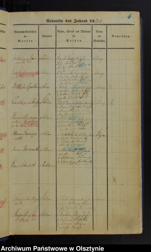 Obraz 8 z jednostki "Taufbuch Soldau-Stadt"