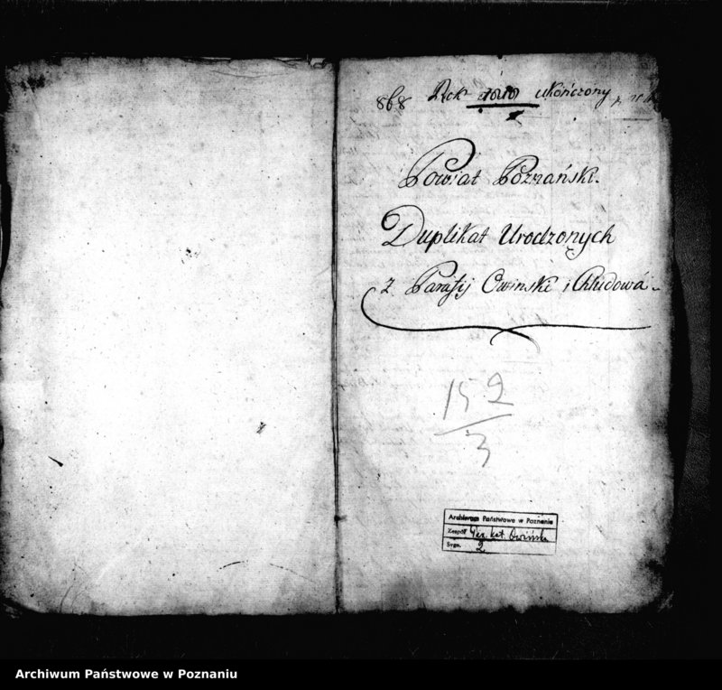 image.from.team "Akta stanu cywilnego Parafii Rzymskokatolickiej Owińska (pow. poznański)"