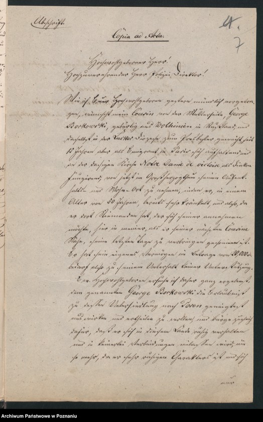 Obraz 10 z jednostki "A. betr. George Borkowski Geistlichen aus Paris"