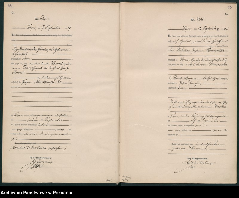 Obraz 17 z jednostki "Księga miejscowa zgonów tom II [Rejestr główny zgonów]"