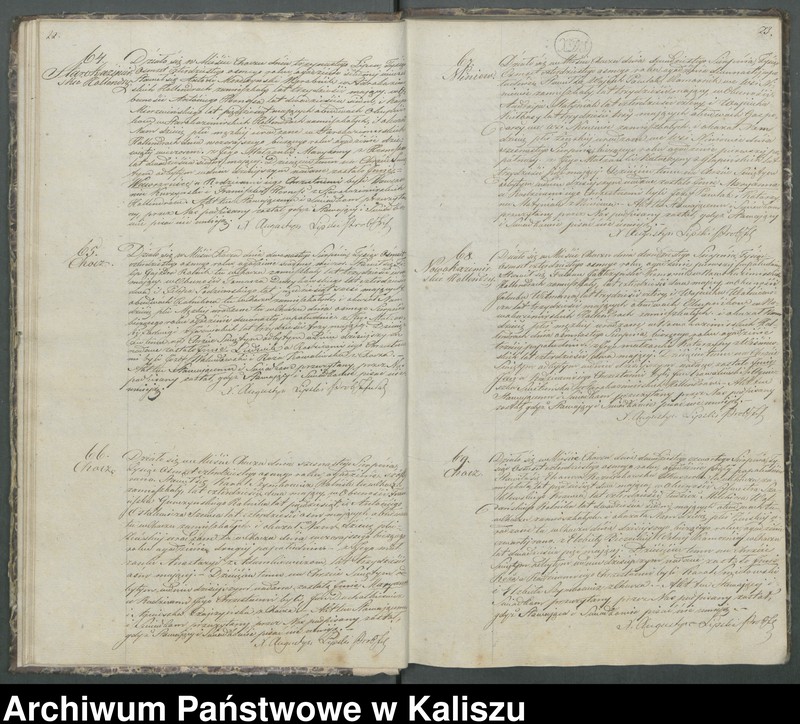 Obraz 16 z jednostki "Książka duplikat aktów urodzeń, zaślubień i zejść"