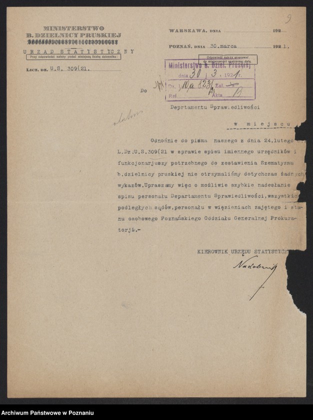 Obraz 10 z jednostki "[Wykazy urzędników i funkcjonariuszy sądowych]"