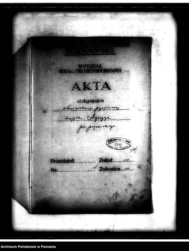 Obraz 4 z jednostki "Administracja przejściowa majątku Strzeszyn powiatu poznańskiego"