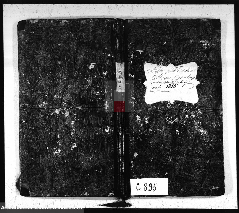 image.from.unit.number "Akta Małżeństwa Stanu Cywilnego Gminy Berznickiey z roku 1816"