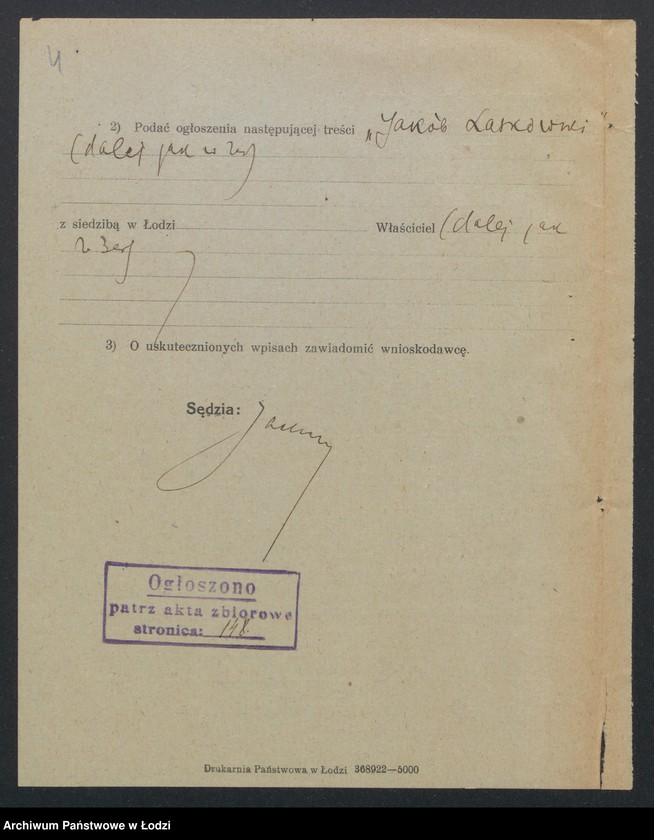 Obraz 6 z jednostki "Jakób Laskowski- sprzedaż wszelkiego rodzaju towarów"