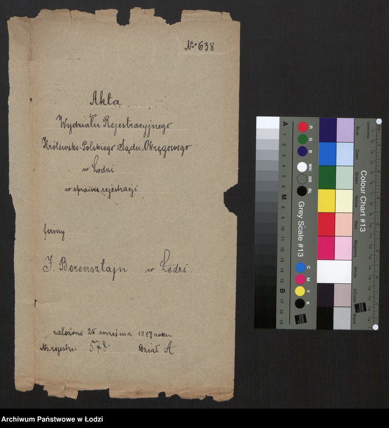 Obraz 2 z jednostki "Icek Borensztajn- handel skór"