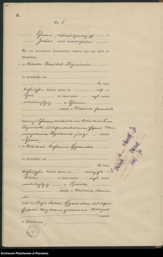 Obraz 18 z jednostki "Heirats-Haupt-Register"