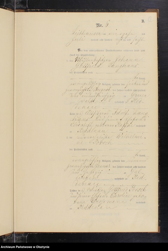 image.from.unit.number "Heiraths-Neben-Register Nr 1 - 9"