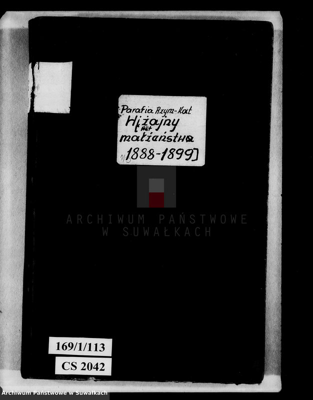 image.from.unit.number "Parafia Rzym.-Kat. Wiżajny [Akta małżeństw 1888-1899]"
