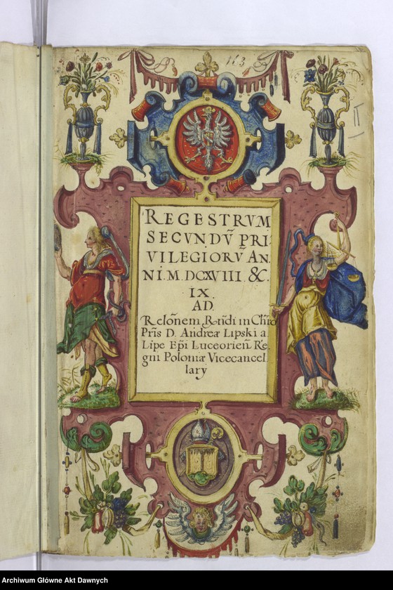 image.from.unit.number ""Regestrum secundum privilegiorum - - ad relationem - - Andreae Lipski a Lipe - - R.P. vicecancellarii"."