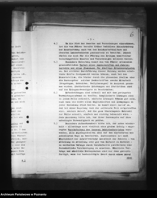 Obraz 10 z jednostki "Zarządzenia w sprawie uproszczenia administracji"