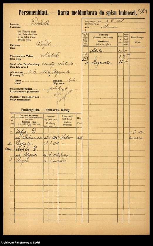 image.from.unit.number "[Spis ludności Łodzi] Drelichowski - Droszcz"