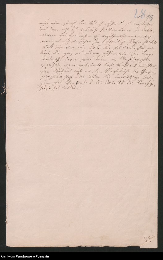 Obraz 20 z jednostki "Der Uebertritt polnischer und diesseitiger Untertanen auf preussisches und jenseitiges Gebiet während der polnischen Insurrektion und die dagegen getroffenen Massnahmen."