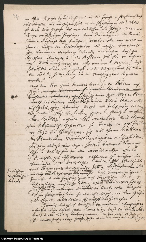 Obraz 10 z jednostki "A. betr. Personalia der Witwe Angelica von Dembowska und ihre Söhne Czeslaw und Eduard"