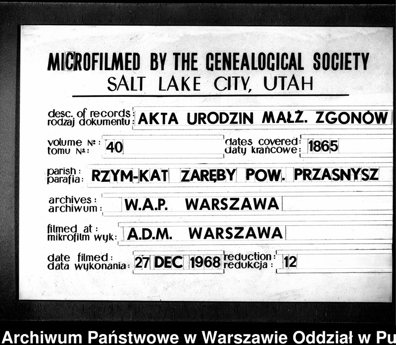 image.from.unit.number "Akta urodzeń, małżeństw i zgonów"
