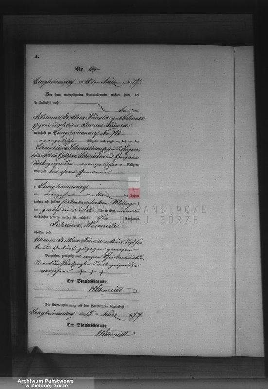 Obraz 17 z jednostki "Geburts-Neben-Register"