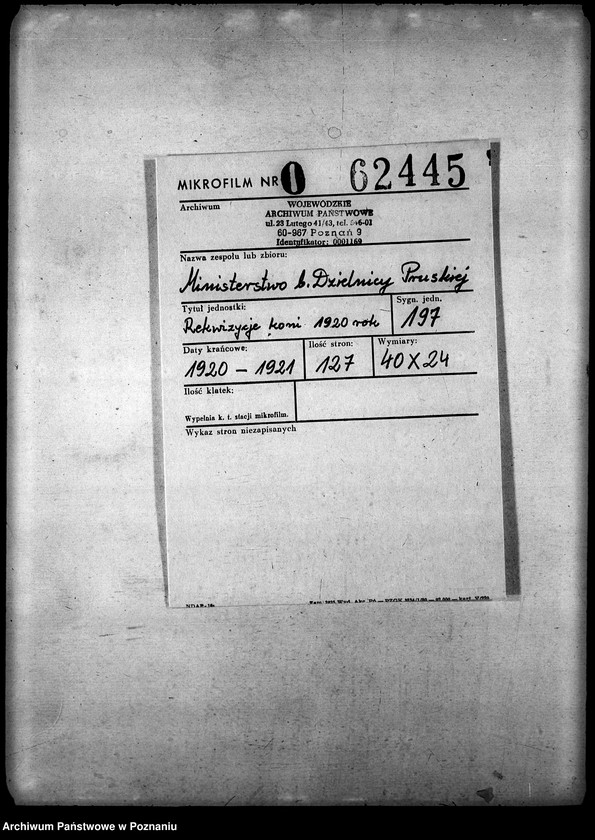 Obraz 2 z jednostki "Rekwizycje koni 1920 rok"