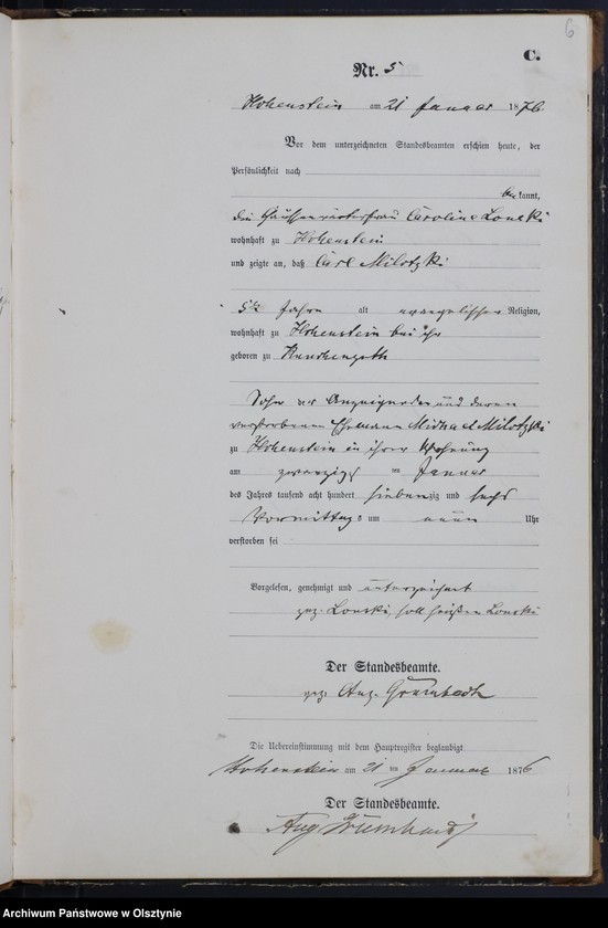 image.from.unit.number "Sterbe-Neben-Register Nr 1 - 78"