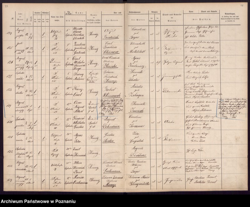 Obraz 19 z jednostki "[Akta urodzeń i chrztów, ślubów, zgonów]"