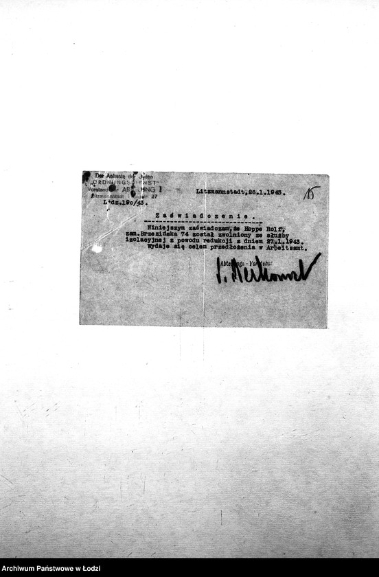 Obraz 17 z jednostki "[Podania o przyjęcie do Straży Pożarnej]"